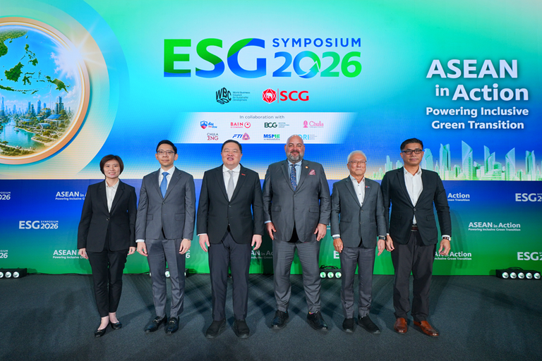 ESG Symposium 2026 ผนึกพลังอาเซียน จากข้อเสนอสู่การลงมือทำจริง ต่อยอด 3 วาระสำคัญ สู่ความร่วมมือ 4P เชื่อมนโยบาย ธุรกิจ และพื้นที่ เพื่อผลักดันการเปลี่ยนผ่านที่เกิดขึ้นจริงและขยายผลได้